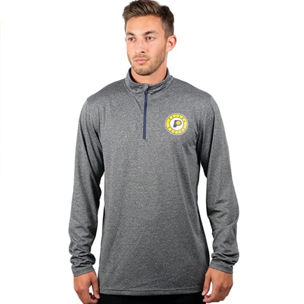 *NEW* Men's 1/4 zip Pullover NBA Indiana Pacers